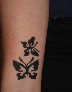 Airbrush-Tattoo-butterfly-Schmetterling